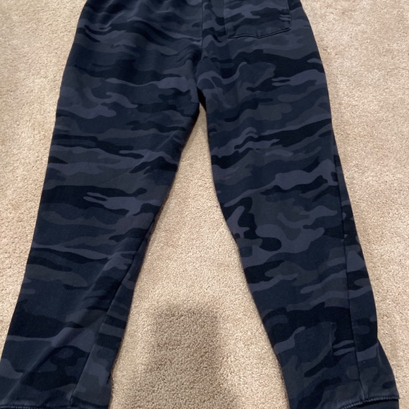 Black Camo 80eighty Sweatpants with Logo - Picture 2 of 4